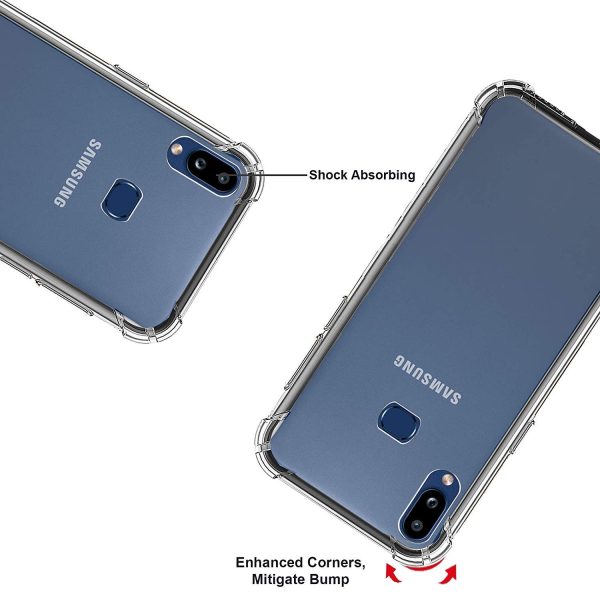 OO LALA JI Samsung Galaxy M01s & Samsung Galaxy A10s Ultra Thin and Soft Protective Corners Bumper Back Cover 12D Transparent Case (Corner Protection with Air Cushion Technology) - Transparent - Image 4