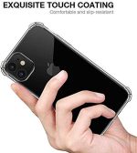 OO LALA JI Apple iPhone 11 Shockproof 12D Transparent Bumper Case Cover (Corner Protection with Air Cushion Technology) - Transparent - Image 4