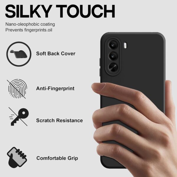 iBlack For Realme P4X 5G Back Cover Black New - Image 4