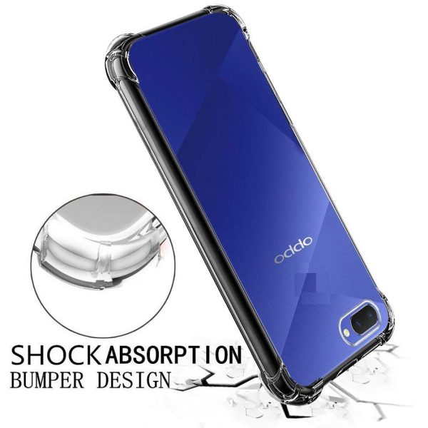 OO LALA JI Oppo A3s / Realme C1 - Transparent Bumper Case Back Cover - Transparent - Image 4