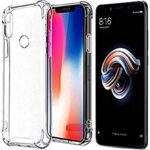 OO LALA JI For Mi note 7 | Mi note 7s | Mi note 7 pro - soft silicone shockproof bumper case back cover in transparent[air cushion technology]-Transparent