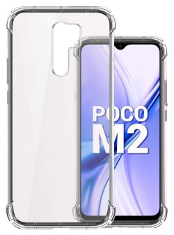 OO LALA JI Poco M2 - Bumper Transparent Cover - Transparent