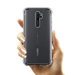 OO LALA JI For Oppo A9 2020 - Soft Silicone Shockproof Bumper Case Back Cover in Transparent [Air Cushion Technology] for Oppo a9 2020-Transparent - Image 4