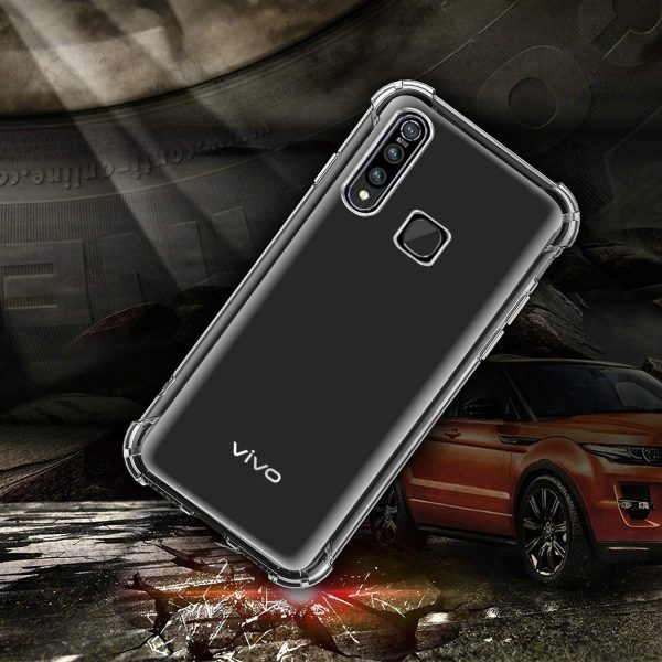 OO LALA JI Vivo Z1 Pro/Vivo Z5x | Shockproof Flexible Protective TPU Bumper Back Case Cover for Vivo Z1 Pro/Vivo Z5x - Transparent - Image 5
