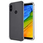 OO LALA JI Mi Redmi 6 Pro Bumper Corner Back Case 12D Transparent Cover (Corner Protection with Air Cushion Technology)- Transparent - Image 5