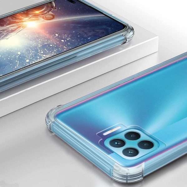 OO LALA JI Oppo F17 Pro Bumper Shockproof Transparent Cover (Corner Protection with Air Cushion Technology) - Transparent - Image 5