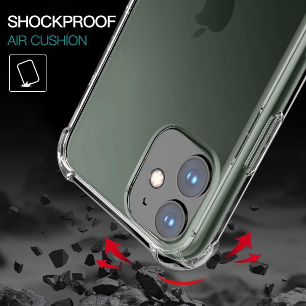 OO LALA JI Apple iPhone 11 Shockproof 12D Transparent Bumper Case Cover (Corner Protection with Air Cushion Technology) - Transparent - Image 5