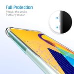 OO LALA JI samsung galaxy m30s - soft silicone shockproof Bumper Case case back cover in transparent[air cushion technology] - Transparent - Image 5