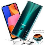 OO LALA JI  Flexible Shockproof Crystal Clear TPU Soft Back Cover Case with Cushioned Edges for Ultimate Protection Samsung Galaxy A20S - Transparent - Image 5