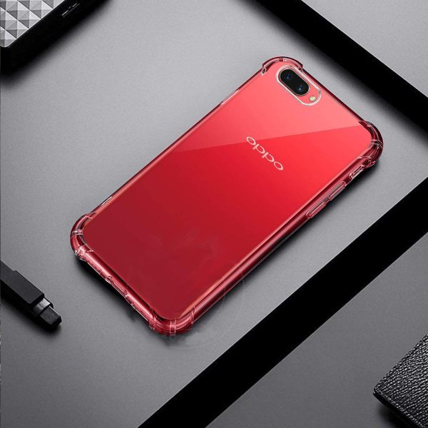 OO LALA JI Oppo A3s / Realme C1 - Transparent Bumper Case Back Cover - Transparent - Image 6