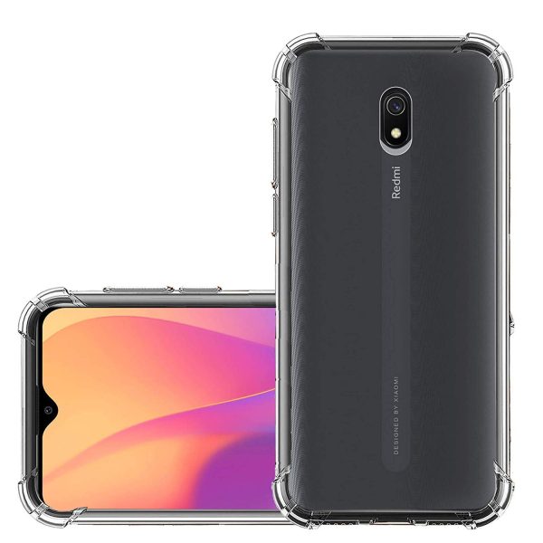 OO LALA JI Mi 8a - Soft Silicone Shockproof Bumper Case Back Cover in Transparent[Air Cushion Technology] – Transparent - Image 6