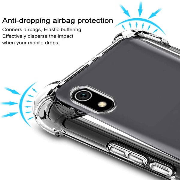 OO LALA JI Redmi 7a Shockproof Bumper Case Transparent Back Cover for Redmi 7a (soft & flexible back cover)- Transparent - Image 6