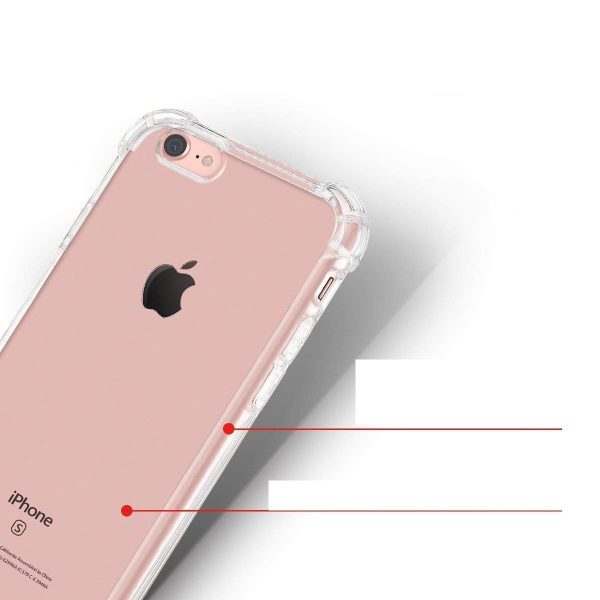 OO LALA JI  Apple iPhone 6 | Apple iPhone 6s Bumper Shockproof 12D Transparent Cover (Corner Protection with Cushion Technology) - Transparent - Image 5
