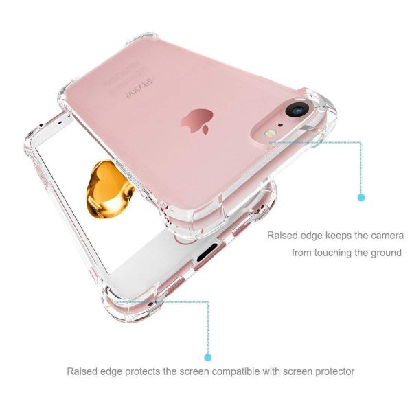 OO LALA JI iPhone 7 / iPhone 8 / iPhone SE 2020 Bumper Case Shockproof Transparent Cover - Transparent - Image 6
