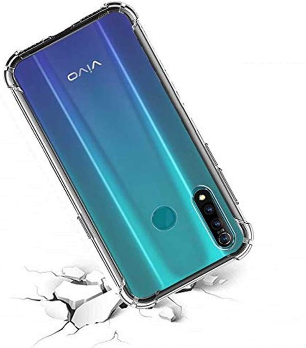 OO LALA JI Vivo Z1 Pro/Vivo Z5x | Shockproof Flexible Protective TPU Bumper Back Case Cover for Vivo Z1 Pro/Vivo Z5x - Transparent - Image 6
