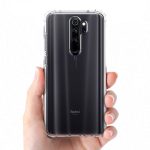 OO LALA JI Mi Redmi Note 8 Pro Soft Back Bumper Corners Cover 12D Transparent (Corner Protection with Air Cushion Technology)- Transparent - Image 6
