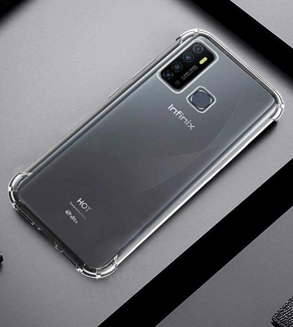OO LALA JI Hybrid Protection Silicone Back Cover Case for Techno Spark 5 / Techno Spark 5 Pro | Crystal Clear TPU Bumper Back Cover for Techno Spark 5 / Spark 5 Pro- Transparent - Image 6