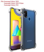 OO LALA JI Samsung Galaxy M31 Silicone Shockproof 7D Bumper Back Cover  - Transparent - Image 6