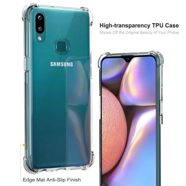 OO LALA JI Samsung Galaxy M01s & Samsung Galaxy A10s Ultra Thin and Soft Protective Corners Bumper Back Cover 12D Transparent Case (Corner Protection with Air Cushion Technology) - Transparent - Image 6