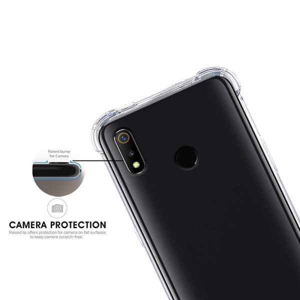 OO LALA JI Anti Drop Corner Protection Transparent Cover for Realme 3i | Realme 3 - Transparent - Image 6