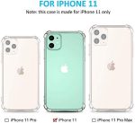 OO LALA JI Apple iPhone 11 Shockproof 12D Transparent Bumper Case Cover (Corner Protection with Air Cushion Technology) - Transparent - Image 6