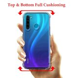 OO LALA JI shockproof flexible protective cushioned edges crystal clear tpu bumper corners back cover case cover for redmi xaomi note  – Transparent - Image 6