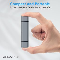 For 3 in 1 OTG Card Reader Metal New