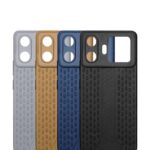 T20 For Lava Blaze Duo 3 5G Back Cover Textured Design with Camera Protection