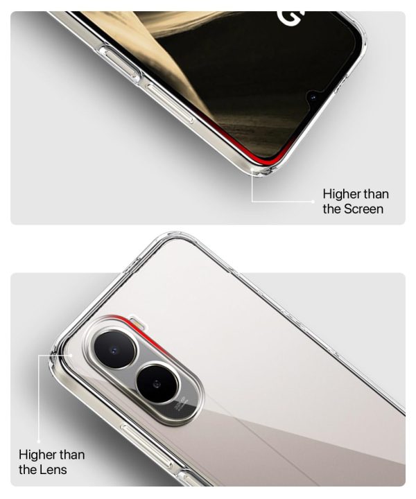 ZZ For Xiaomi Poco C85x 5G | Redmi A7 Pro Back Cover Transparent New - Image 6