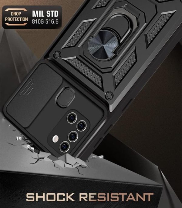 D10 For Samsung Galaxy A21S Back Cover Black New - Image 8
