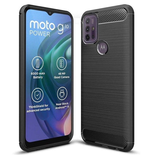 BA Back Cover for Motorola G10 / Moto G10 Power / G20 / G30, Black - Image 7