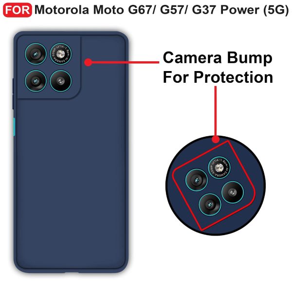 Aone Silicone Soft Back Cover Case for Motorola Moto G67 Power 5G  New - Image 4