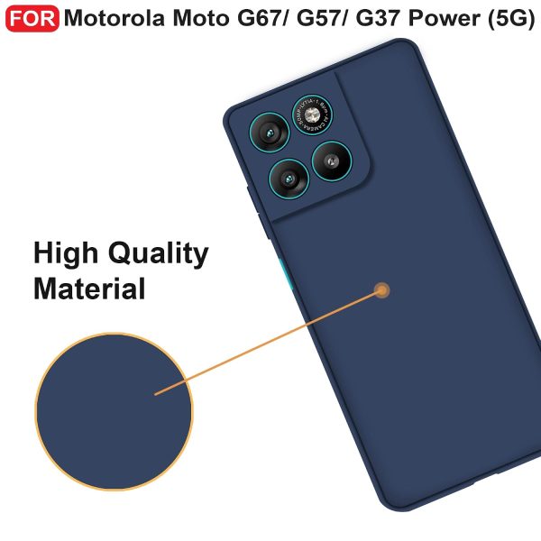 Aone Silicone Soft Back Cover Case for Motorola Moto G67 Power 5G  New - Image 6
