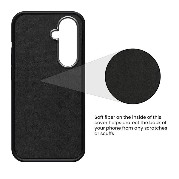 Bt for Samsung Galaxy S26 5G Soft Silicone Shock Proof Back CoverBlack | 3D Engraved Design - Image 6