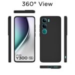 Silicone Back Cover For Vivo Y300 5G / Vivo V40 Lite 5G Black - Image 9