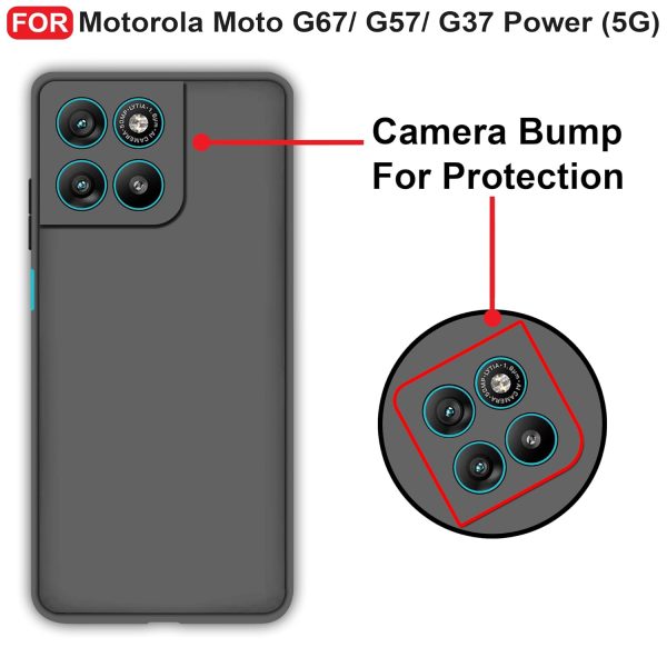 Aone Silicone Soft Back Cover Case for Motorola Moto G67 Power 5G  New - Image 9