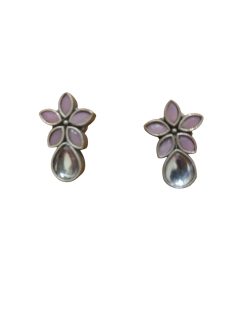Aone Silver Oxidised Fancy Earrings Code B5 New