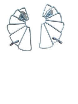 Aone Silver Oxidised Fancy Earrings Code B21 New