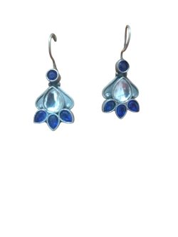 Aone Silver Oxidised Fancy Earrings Code B4 New