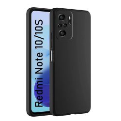 Aone Silicone Soft Back Cover Case for Realme Note 10 Black  New