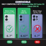 Aone Silicone Soft Back Cover Case for Motorola Moto Edge 50 Fusion Blue New - Image 3