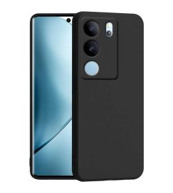 Aone Silicone Soft Back Cover Case for V29 5G Black New