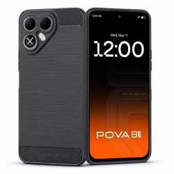 BA Back Cover for Tecno Pova 8 5G, Black