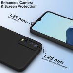 Silicone Back Cover for Vivo Y12s / Y20 / Y20i / Y20G Black - Image 6
