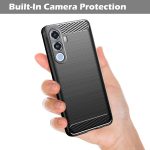 BA For Ai Plus Nova 2 Neo 5G Back Cover Carbon Fiber Armor Black - Image 5
