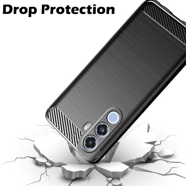 BA For Ai Plus Nova 2 Neo 5G Back Cover Carbon Fiber Armor Black - Image 7