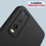 Silicone Back Cover for Vivo Y12s / Y20 / Y20i / Y20G Black - Image 9
