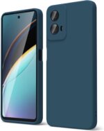 Silicone For Motorola Moto G45 5G Back Cover Blue