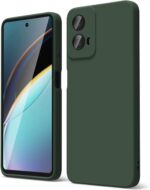 Silicone For Motorola Moto G45 5G Back Cover Green