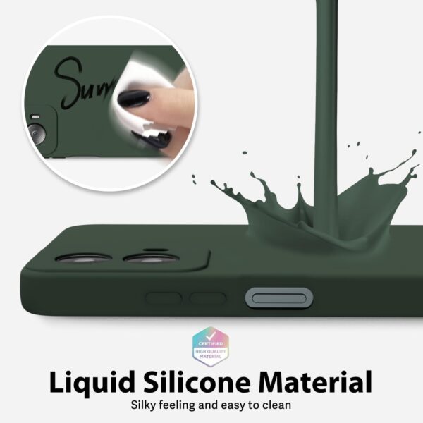Silicone For Motorola Moto G45 5G Back Cover Green - Image 3